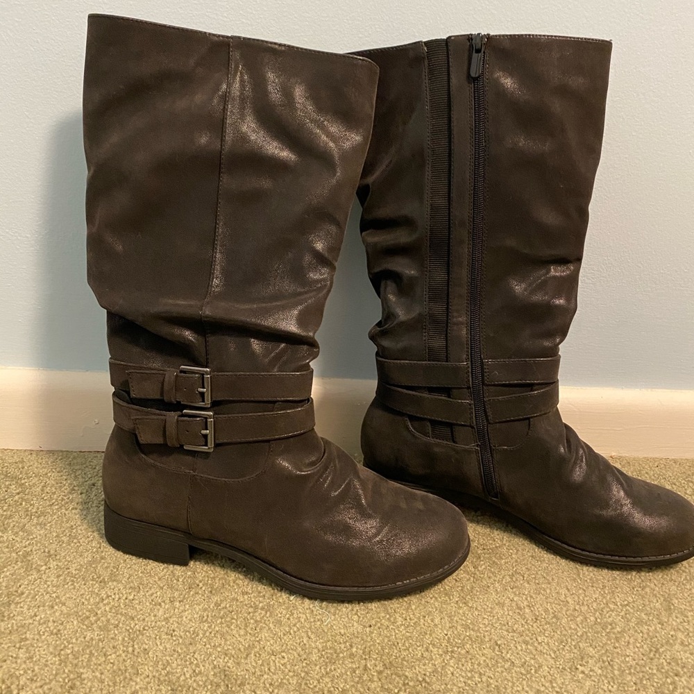 Torrid mid calf wide tall boot